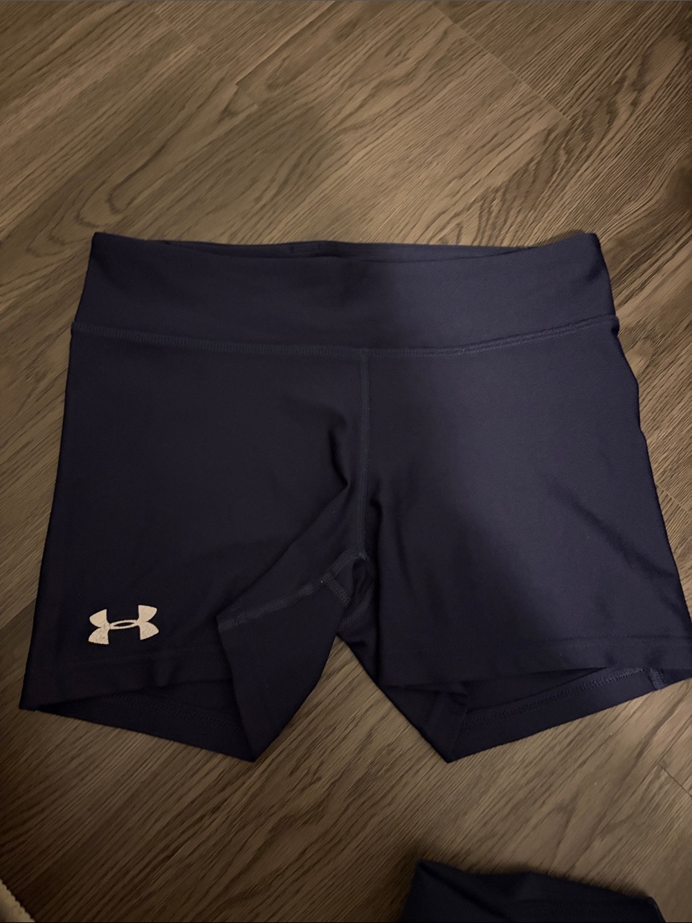 Under Armour Women's Navy Compression Bike Shorts